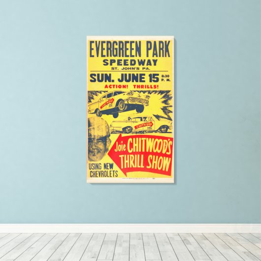 Joie Chitwood Thrill Leinwand Print (Insitu (Holzboden))