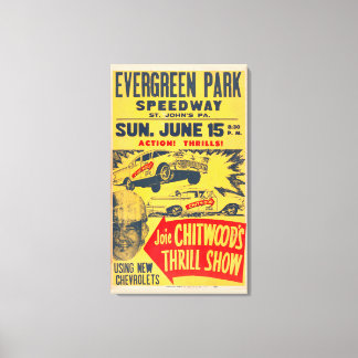 Joie Chitwood Thrill Leinwand Print