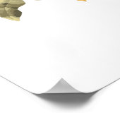 Joie de Vivre Französisches Sprichwort Poster (Ecke)