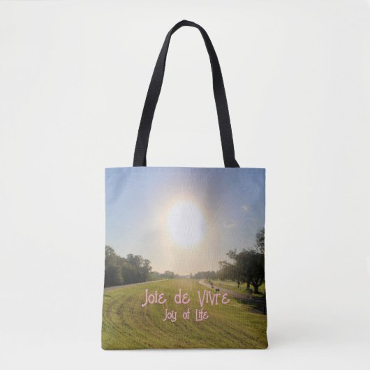 Joie de vivre, Joy of Life - Pink Tasche (Vorderseite)