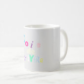 Joie de vivre kaffeetasse (VorderseiteRechts)
