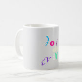 Joie de vivre kaffeetasse (Vorderseite Links)
