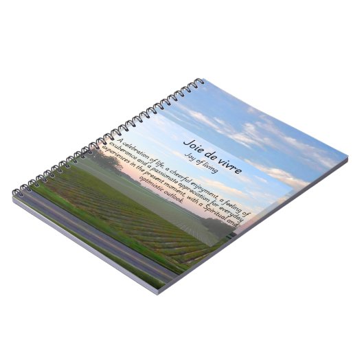 Joie de vivre notizblock (Linke Seite)