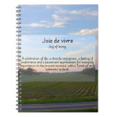 Joie de vivre notizblock (Vorderseite)