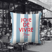 Joie De Vivre Paris French Blue Cabana Stripe