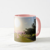 Joie de vivre Pink Tasse (VorderseiteRechts)