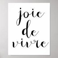 Joie de vivre