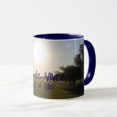 Joie de Vivre Tasse - Navy Edition (VorderseiteRechts)