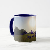 Joie de Vivre Tasse - Navy Edition (Vorderseite Links)