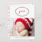 Joie Pure Carte de Noël Feiertagskarte (Vorne/Hinten)