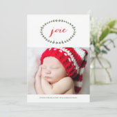 Joie Pure Carte de Noël Feiertagskarte (Stehend Vorderseite)