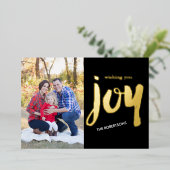 Join-Bürste-Skript-Urlaubskarte Folieneinladung (Stehend vorne)