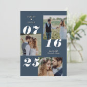 Join EDITABLE COLOR Save the Date Karte ausgeben (Stehend Vorderseite)
