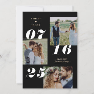 Join EDITABLE COLOR Save the Date Karte ausgeben