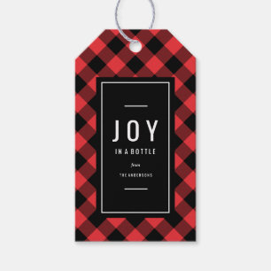 Join in a Bottle Holiday Wine Gift Tags Geschenkanhänger