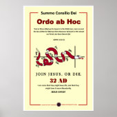 Join Jesus oder Die Poster (Vorne)