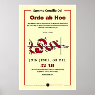 Join Jesus oder Die Poster