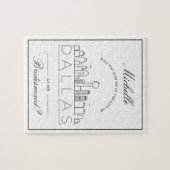 Join Me in Dallas Bridesmaid Anfrage Jigsaw Puzzle (Horizontal)