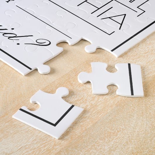 Join Me in Philadelphia Bridesmaid Request Jigsaw Puzzle (Seite)