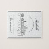 Join me in Pittsburgh! | Bridesmaid Request Jigsaw Puzzle (Horizontal)