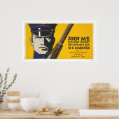 Join me - U.S. Marines Poster (Küche)