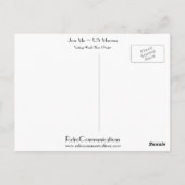 Join Me ~ US Marines Postkarte (Rückseite)