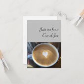 Join mir für Joe Grußkarte Karte (Vorderseite/Rückseite Beispiel)