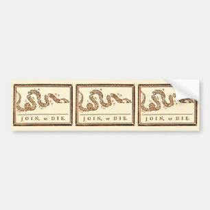 Join oder Die Autoaufkleber