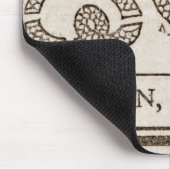 Join oder Die Benjamin Franklin Politischer Cartoo Mousepad (Ecke)