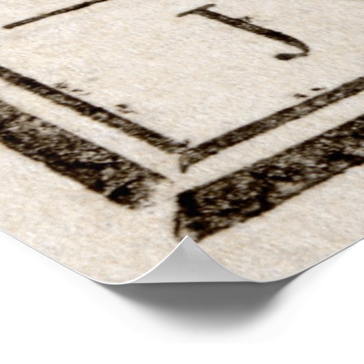 Join oder Die Benjamin Franklin Politischer Cartoo Poster (Ecke)