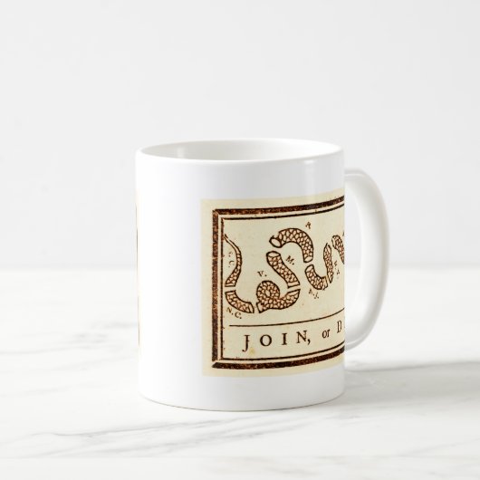 Join oder Die Kaffeetasse (VorderseiteRechts)