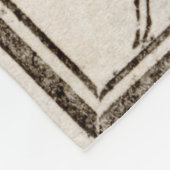 Join oder Die Rattlesnake: Cartoon Benjamin Frankl Fleecedecke (Ecke)