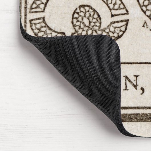 Join oder Die Rattlesnake: Cartoon Benjamin Frankl Mousepad (Ecke)