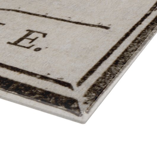 Join oder Die Rattlesnake: Cartoon Benjamin Frankl Schneidebrett (Ecke)