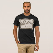 Join oder Die Rattlesnake: Cartoon Benjamin Frankl T-Shirt (Vorne ganz)