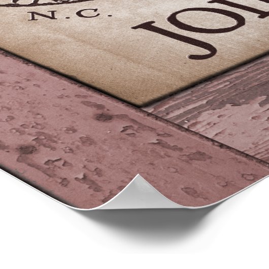 'Join or, like to Totally Die' Poster (Ecke)