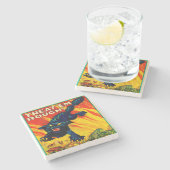 Join Tank Corp Black Cat Steinuntersetzer (Seitenansicht)