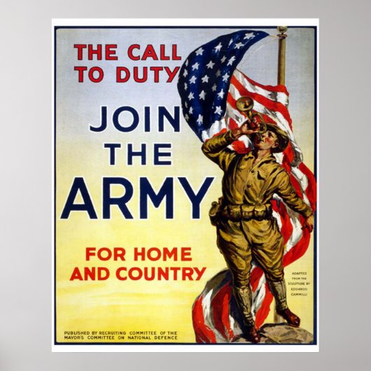Join the Army Poster (Vorne)