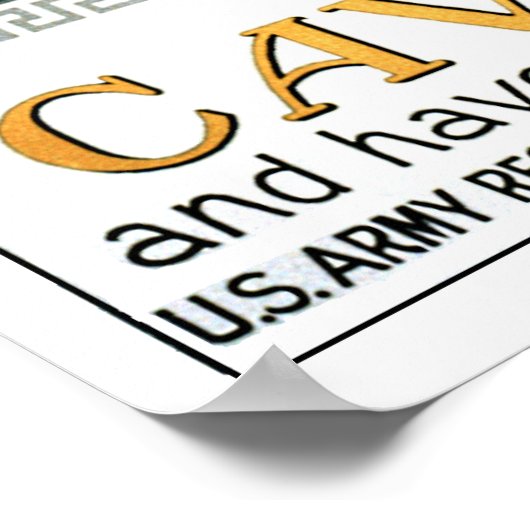 Join the Cavalry Poster (Ecke)