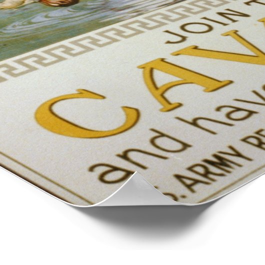 Join the Cavalry Poster (Ecke)