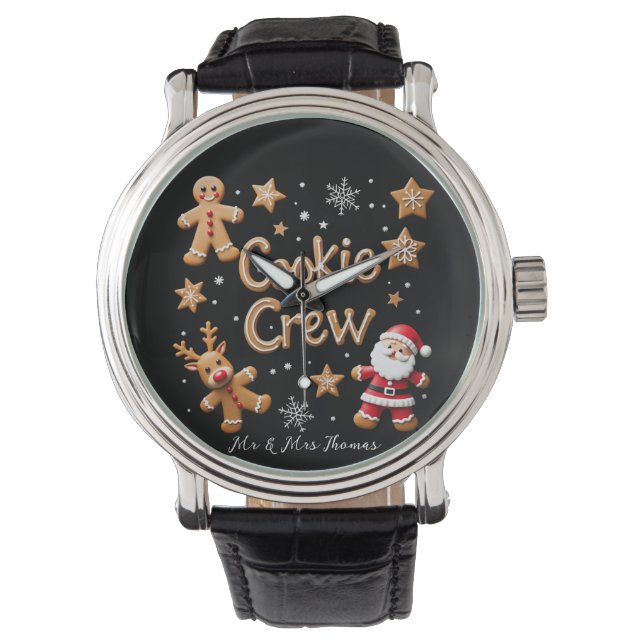 Join the Cookie Crew Ihr ultimatives Weihnachtsfes Armbanduhr (Vorderseite)