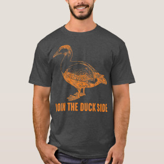 Join The Duck Side Niedlich Humorous Bird Jokes T-Shirt