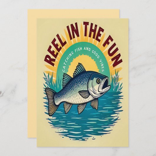 Join the Fun Einladung (Vorne/Hinten)