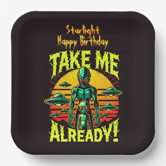 Join the Intergalactic Adventure Today! Pappteller (Vorderseite)