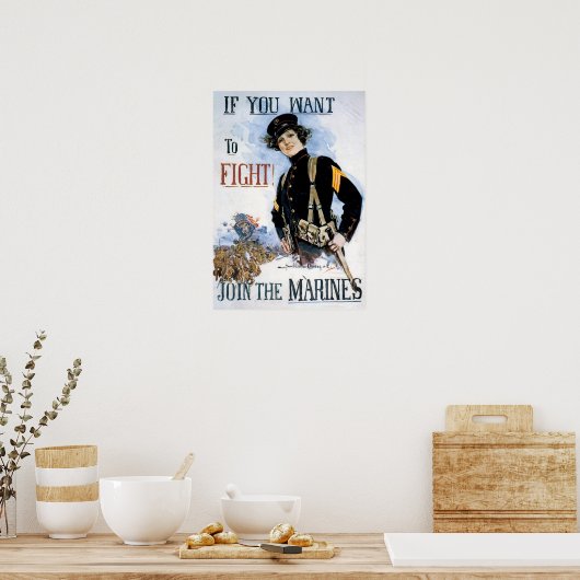 Join the Marines Poster (Küche)