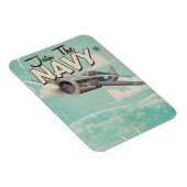 Join the Navy Vintage Poster Magnet (Rechte Seite)