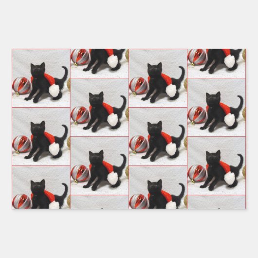 Join the Rescue Kitten - Christmas Wrapping Paper Geschenkpapier Set (Vorderseite 3)