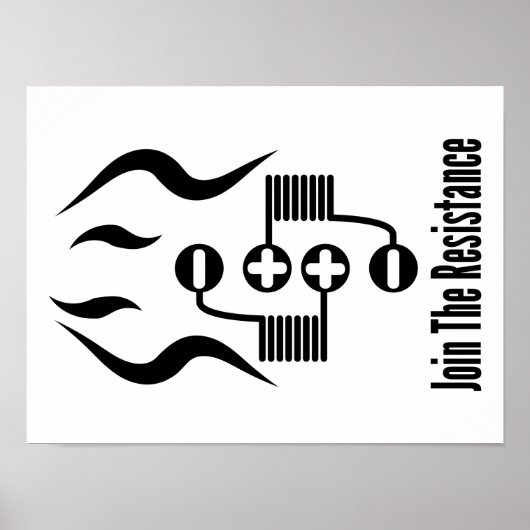 Join The Resistance Poster (Vorne)