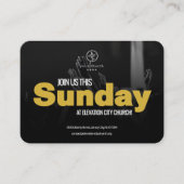 Join Us Church Invitation Calling Card Template Telefonnummerkarte (Vorderseite)