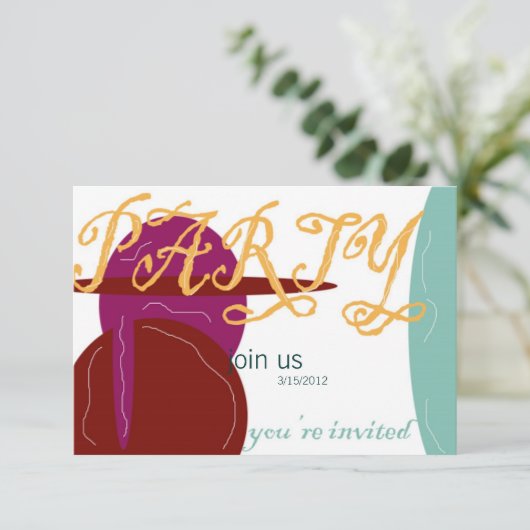 Join Us Einladung (Stehend Vorderseite)